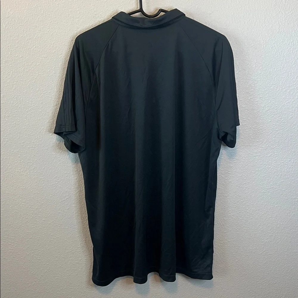 Adidas SL Benfico Football Club Logo Polo Dark Gray Size 2XL
